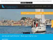 Tablet Screenshot of palmayachts.com